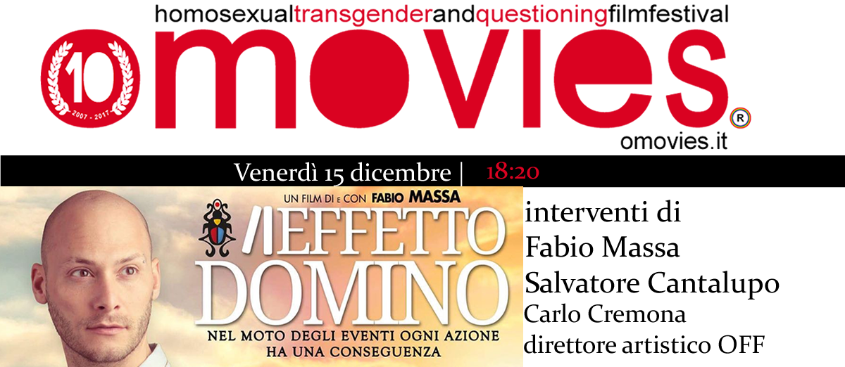 Proiezione Aeffetto Domino di Fabio Massa- Vincitore Premio #VincenzoRuggiero